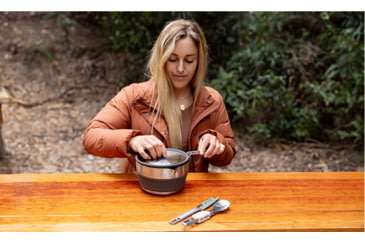 Image of Sea to Summit Detour Stainless Steel Collapsible Pouring Pot, Beluga Black, A1211
