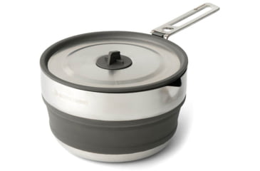 Image of Sea to Summit Detour Stainless Steel Collapsible Pouring Pot, Beluga Black, A1211