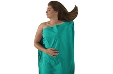 Image of Sea to Summit Expander Premium Sleeping Bag Liner, Sea Foam, Standard Rectangular, 121-49