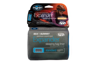 Image of Sea to Summit Expander Travel Liner, Standard Rectangular, Eucalyptus Green, 121-44