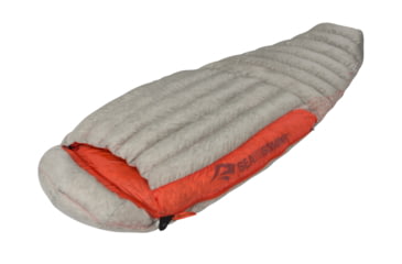 Image of Sea to Summit Flame FmI Sleeping Bag - Womens, Grey Orange, Regular, S3211