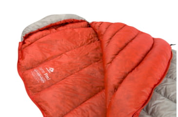 Image of Sea to Summit Flame FmI Sleeping Bag - Womens, Grey Orange, Regular, S3211