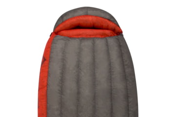 Image of Sea to Summit Flame FmIV Sleeping Bag - Womens, Grey Orange, Regular, S3241