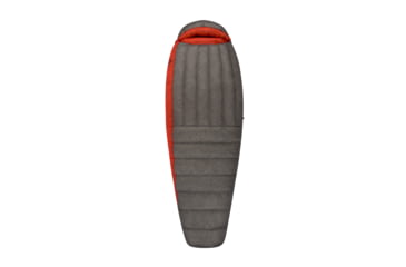 Image of Sea to Summit Flame FmIV Sleeping Bag - Womens, Grey Orange, Regular, S3241