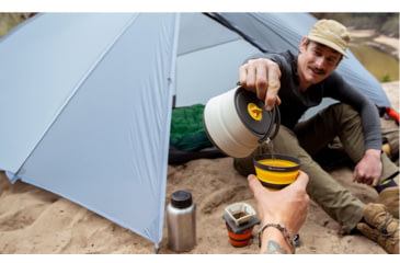 Image of Sea to Summit Frontier UL Collapsible Cup, Cup Sulphur Yellow, A1336-50