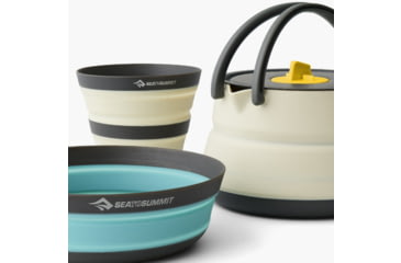 Image of Sea to Summit Frontier UL Collapsible Kettle Cook Set - 3 Piece/1 Person, Multi, A1234