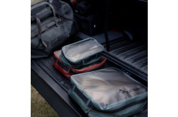 Image of Sea to Summit Hydraulic Large Packing Cube, 7 Liters, Picante Red, Large, A4274-20