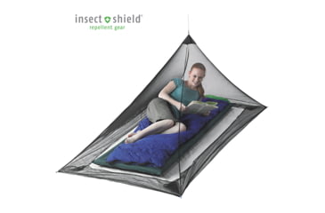Image of Mosquito Pyramid Net with Insect Shield-Single