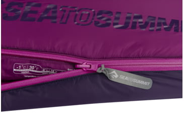 Image of Sea to Summit Quest 30F Sleeping Bag - Womens, Purple, Regular, S5021