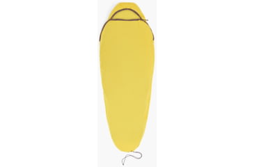 Image of Sea to Summit Reactor Sleeping Bag Liner w/Drawcord, Sulphur Yellow, Compact, A3201