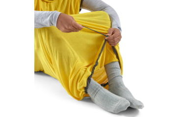 Image of Sea to Summit Reactor Sleeping Bag Liner w/ Drawcord, Sulphur Yellow, Standard, A3202