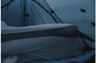 Image of Sea to Summit Silk Blend Rectangular Sleeping Bag Liner w/ Pillow Sleeve, Moonstruck Grey, Universal, A3243