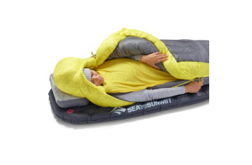 Image of Sea to Summit Spark Down 45F/7C Sleeping Bag - Womens, Regular, Pewter Grey, Regular, S3213