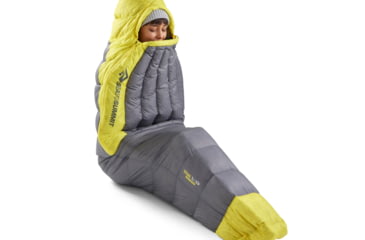 Image of Sea to Summit Spark Down 45F/7C Sleeping Bag - Womens, Regular, Pewter Grey, Regular, S3213