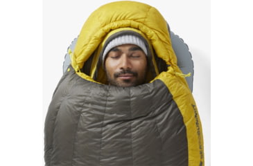Image of Sea to Summit Spark Down Sleeping Bag, Beluga Black, Regular/45F, S2113
