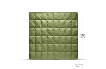 Image of Sea to Summit Tanami Down 45F/7C Comforter, Queen Size, Cypress Green, Queen, S2414