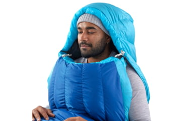 Image of Sea to Summit Trek Down 15F/ -9C Sleeping Bag, Regular, Snorkel Blue, Regular, S1024