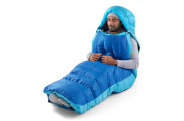 Image of Sea to Summit Trek Down 15F/ -9C Sleeping Bag, Regular, Snorkel Blue, Regular, S1024