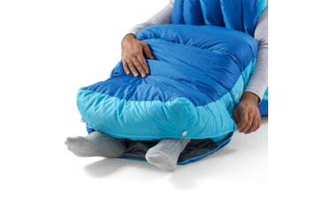 Image of Sea to Summit Trek Down 15F/ -9C Sleeping Bag, Regular, Snorkel Blue, Regular, S1024