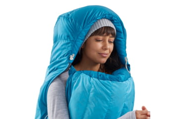 Image of Sea to Summit Trek Down 15F/-9C Sleeping Bag - Womens, Regular, Blue Atoll, Regular, S3023