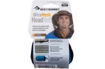 Image of Sea to Summit Ultra-Fine Mesh Headnet, Black, 142