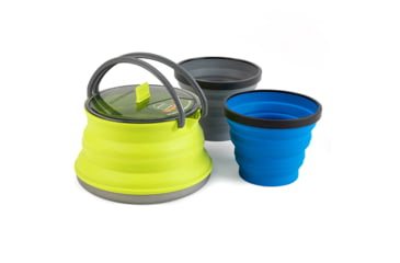 Image of Sea to Summit X-SET 11: X Kettle - 1.3L + 2 X Mugs - Lime Green