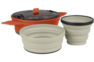 Image of Sea to Summit X Set 21 - X Pot 1.4L, 1 X Bowl, 1 X Mug, Rust, 583-24