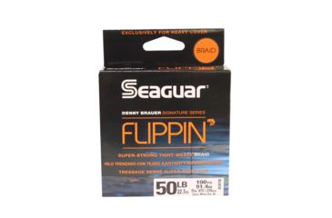 Image of Seaguar Denny Brauer FlippiN Braid 50 Lb Test Fishing Line, 50FLB100