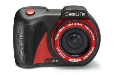 Image of Micro 2.0 WiFi 64GB Underwater Camera, BLACK  / RED