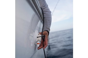 Image of SeaSucker 4.5in SeaSucker Mount w/Flat-Top Stainless Steel D-Ring, White, VM1013W