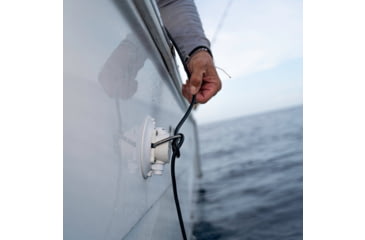 Image of SeaSucker 4.5in SeaSucker Mount w/Flat-Top Stainless Steel D-Ring, White, VM1013W
