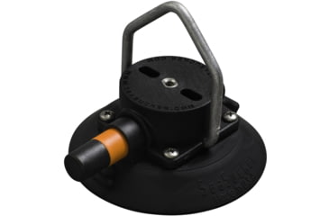 Image of SeaSucker 4.5in SeaSucker Mount w/Flat-Top Stainless Steel D-Ring, Black, VM1013B