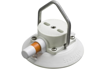 Image of SeaSucker 4.5in SeaSucker Mount w/Flat-Top Stainless Steel D-Ring, White, VM1013W