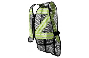 Image of Seattle Sports Cycling Safety  Vest, Black/Lime 94734