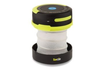 Image of Secur Bluetooth Speaker Lantern and Flashlight, Yellow/Green, Black SP-5004