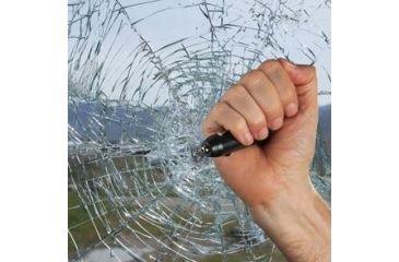 Image of Secur Car Charger w/2 USB Outlets and Seatbelt Cutter, Black SP-4006