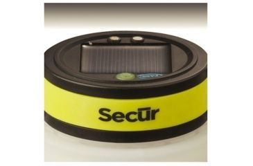 Image of Secur Collapsible Solar Powered Bottle Lantern, White/Yellow/Black, SP-1108