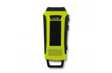 Image of Secur Digital Solar Dynamo NOAA Weather Radio/Flashlight,Yellow/Green/Black SP-2002