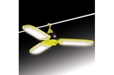 Image of Secur Folding Solar Powered 100Lum LED Lantern and Powerbank, Yellow/Green, Black SP-1107