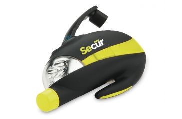 Image of Secur Mini Auto Emergency Tool,9 Lumens Flashlight,Window Breaker,Seatbelt Cutter,Yellow/Green/Black SP-4000