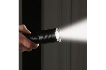 Image of Secur Tactical Waterproof 300 Lumens LED Flashlight with Bluetooth Speaker, Black SP-5005