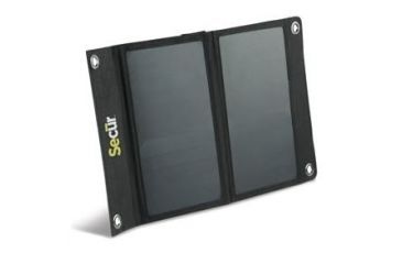 Image of Secur Ultimate 12 Watt Solar Panel Charger, Black SP-6000