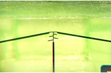 Image of SeeAll Open Sights MK2 Tritium Night Sight Rail Mount, Crosshair, Black, 806802767611