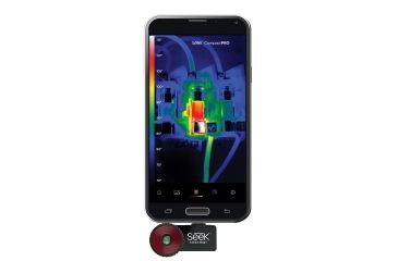 Image of Seek Thermal CompactPRO Imaging Camera for Android, Black, 1 x 1.75 x 1 inches, UQ-AAAX