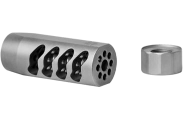 Image of USED Seekins Precision AR Advanced Tactical Compensator Muzzle Brake, Bead Blasted Stainless, 1/2x28 Threads, 0011510033 - F, EDEMO2, Used, Condition Like New, Inspect and Rebox