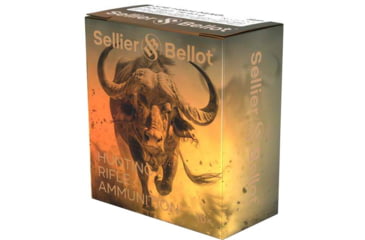 Image of Sellier &amp; Bellot 375 H&amp;H Magnum 300 Grain Semi Jacketed Soft Point Brass Cased Rifle Ammunition