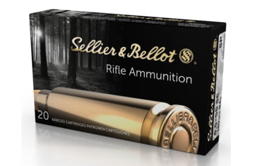 Image of Sellier &amp; Bellot 6.5x55 SE 140 Grain Soft Point Rifle Ammo, 20 Rounds, SB6555B