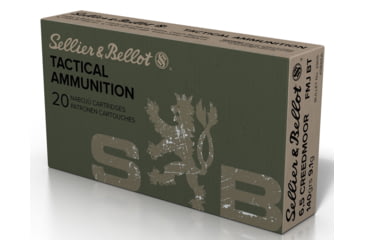 Image of Sellier &amp; Bellot 6.5 Creedmoor 140 Grain Full Metal Jacket Rifle Ammo, 20 Rounds, SB65A