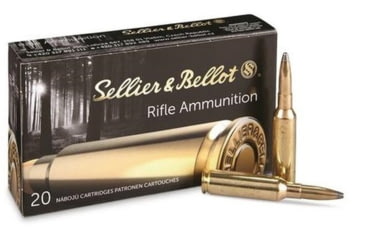 Image of Sellier &amp; Bellot 6.5 Creedmoor 156 Grain Soft Point Rifle Ammo, 20 Rounds, SB65D