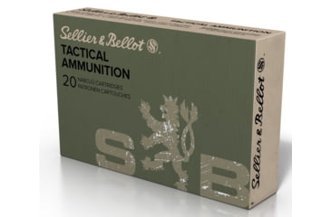 Image of Sellier &amp; Bellot 6.5 Creedmoor 142 Grain Hollow Point Boat Tail Brass Cased Rifle Ammo, 20 Rounds, SB65E